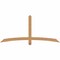 Ekena Millwork Bellingham Timber Gable Bracket, Western Red Cedar, 72"W x 33"H x 1 1/2"D x 3 1/2"F, 11/12 Pitch GBW072X33X0204BEL00SWR - alternate 1